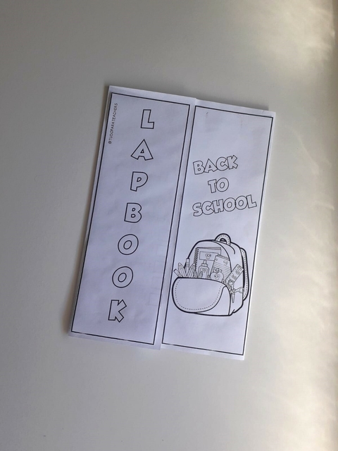 Back to school - Lapbook