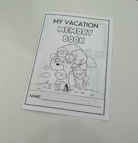 My vacation memory book