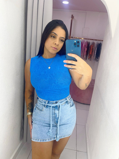 Saia jeans