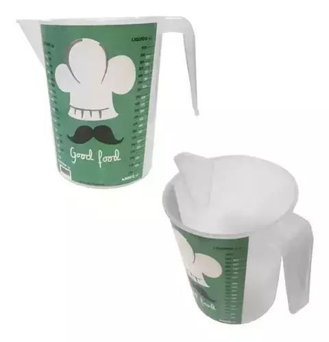 JARRA GRADUADA X 1 LITRO IDEAL RIEGO O PREPARADO FERTILIZANTE