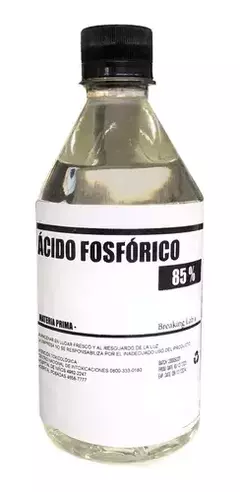 Acido Fosforico 85% 900g | Cerveza Artesanal REDUCTOR De Ph . IDEAL HIDROPONIA. SUPERIOR AL KAWSAY