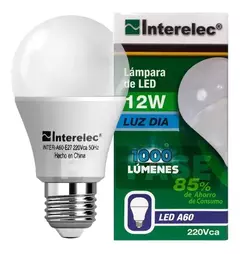 LAMPARA INTERELEC LED 12W LUZ DIA
