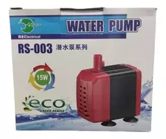 Bomba Sumergible Rs 003 15w 1000l/h 80cm Hidroponia ,te de compost,solucion nutritiva,etc