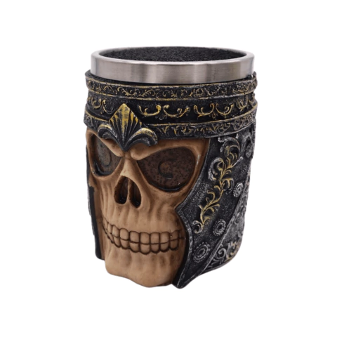 Porta Tesoura Caveira Rei