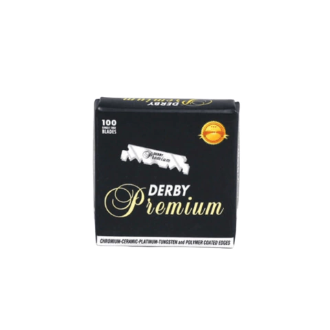 Lâmina de Barbear Derby Premium 1/2 Cortado