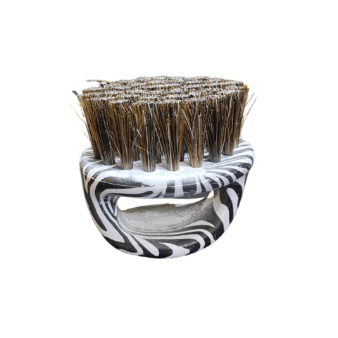 Escova de Dedo Barber Pro Finger Brush Zebra
