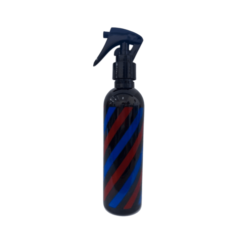 Borrifador de Plástico Médio Barber Pole Preto