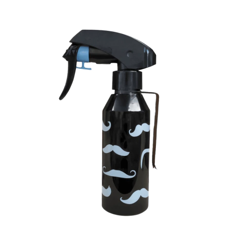 Borrifador Bigode Pequeno com Alça 100ml Preto