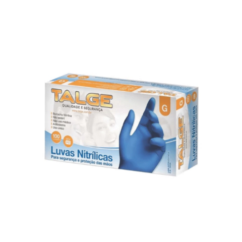 Luvas Nitrílica Talge G Azul