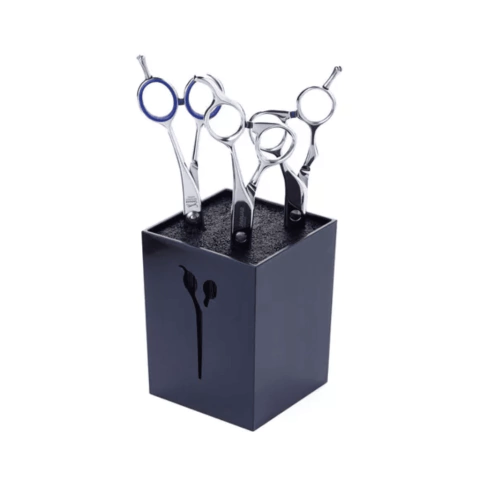 Porta Tesoura de Acrílico Preto