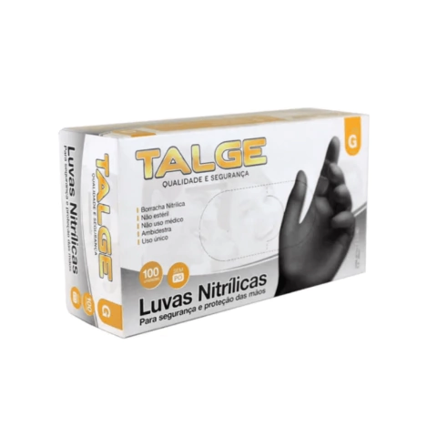 Luvas Nitrílica Talge G Preta
