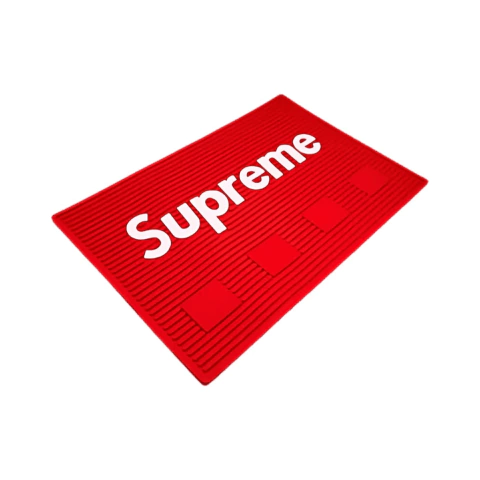 Tapete Bancada Supreme Emborrachado Magnético Vermelho