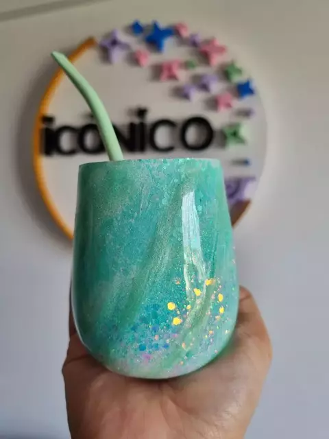 ACQUAMARINE ♡ Mate - Azucarera/Yerbera - Termos