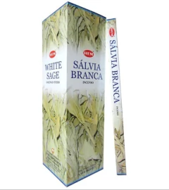 Incenso HEM Tradicional - Sálvia Branca: Paz e Alegria