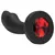 PLUG ANAL EM SILICONE CURVADO JOIA REDONDA - comprar online