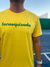 T-SHIRT FONSEQUIZADO (A) - AMARELA