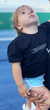 T-SHIRT INFANTIL REDE DE TÊNIS - PRETA - Nobreak