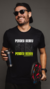 T-SHIRT "PERDEU, BEBEU" PRETA 100% POLIAMIDA