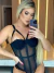 Body Sensual Preto em Tule e Renda com Bojo Meia Taça