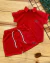 Conjunto Mauricinho Infantil liso Vermelho Viscose - comprar online