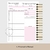 Agenda de Atendimentos 2025 - 003 Abstract Gold Nude - loja online