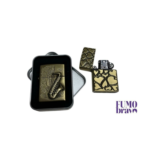 KANTAI ENCENDEDOR A BENCINA LABRADO DORADO - comprar online