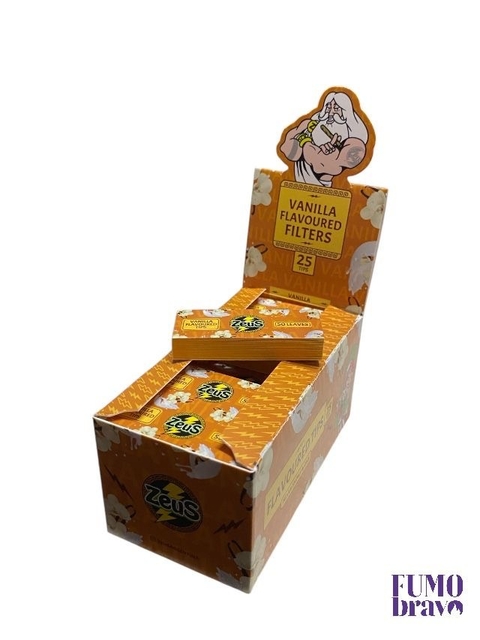 ZEUS FILTRO DE CARTON MINI SABOR VAINILLA - comprar online