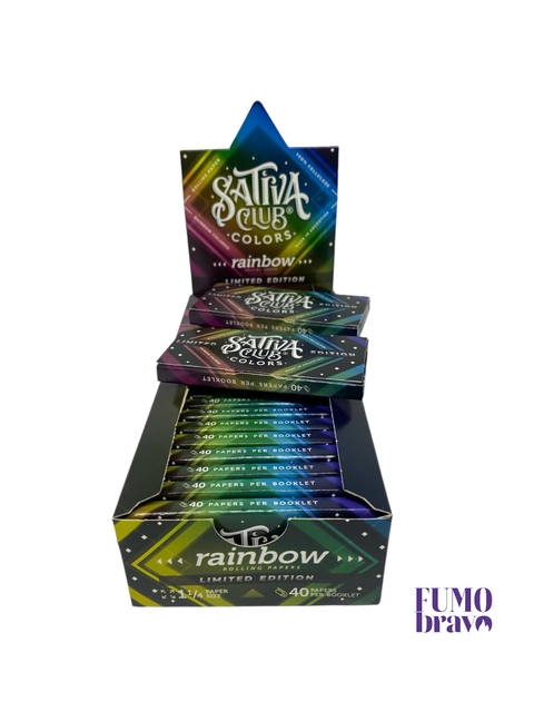 SATIVA CLUB CELULOSA 1 1/4 RAINBOW