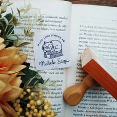 Carimbo Ex Libris | Gatinho - modelo 14 na internet