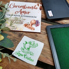Carimbeira colorida | Verde - comprar online