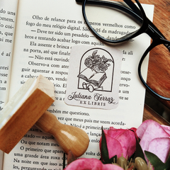 Carimbo Ex Libris | Livros - modelo 07