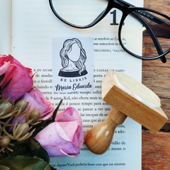Carimbo Ex Libris | Garota - modelo 06