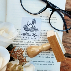 Carimbo Ex Libris | Caveira - modelo 06