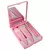 Kit Mini Pinceis de Maquiagem com Espelho Rosa - comprar online