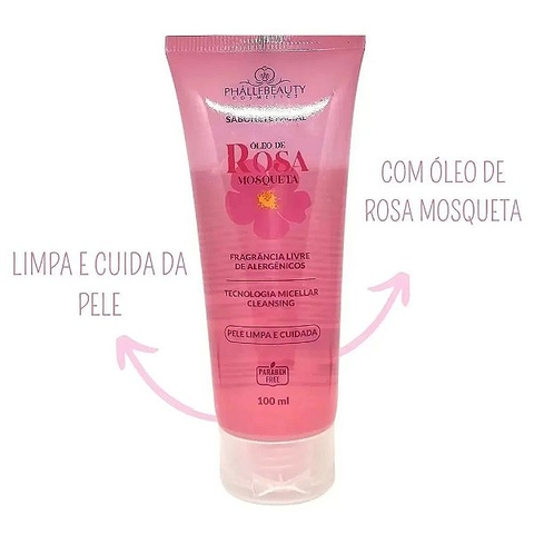 Sabonete Rosa Mosqueta- Phallebeauty