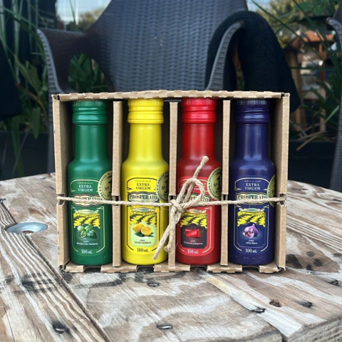 KIT 4 AZEITES CONDIMENTADOS DE 100ML AGRUMATO PROSPERATO