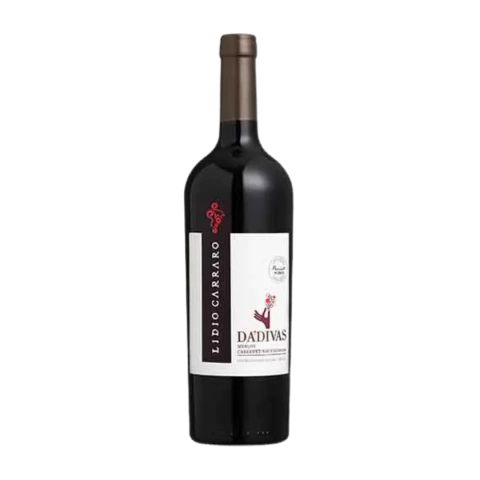 VINHO TINTO NOBRE SECO MERLOT/CABERNET SAUVIGNON DADIVAS LÍDIO CARRARO