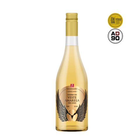 VINHO BRANCO SECO VESTE AMARELA GUATAMBU