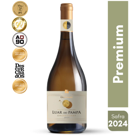 VINHO BRANCO SECO CHARDONNAY LUAR DO PAMPA GUATAMBU