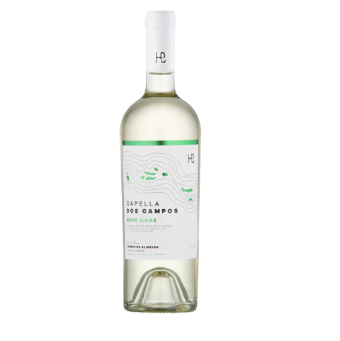 VINHO BRANCO SECO NOVE ILHAS CAPELLA DOS CAMPOS F. LEMOS DE ALMEIDA