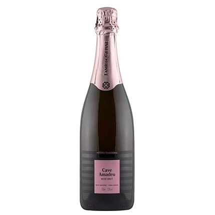 ESPUMANTE BRUT ROSE CAVE AMADEU FAMILIA GEISSE