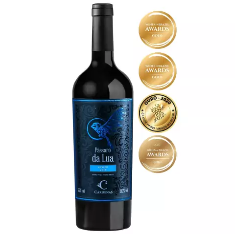 VINHO TINTO SECO MERLOT PASSARO DA LUA CÁRDENAS