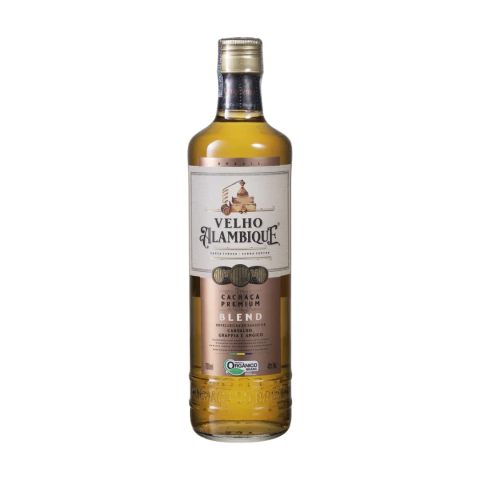 CACHACA PREMIUM ENVELHECIDA BLEND 3 MADEIRAS 700 ml VELHO ALAMBIQUE CACHAÇARIA REMUS