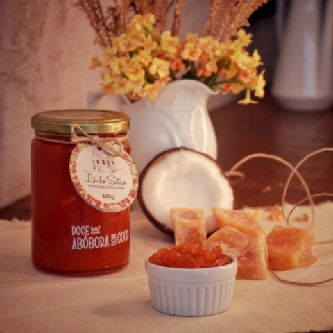 DOCE DE ABÓBORA COM COCO 420G LÁ DO SÍTIO