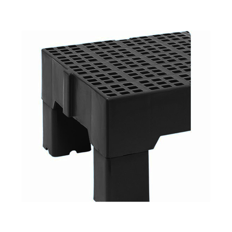 Prolongador 12x8x9cm para Estrado Plástico 41x82cm - Preto - comprar online