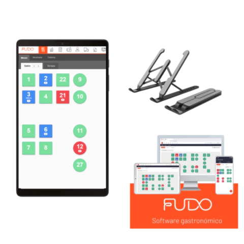 Combo: Software App FUDO Gastronomía + Tablet 10" 64gb 4gb Android 13 con soporte - comprar online