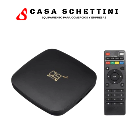 Tv Box Android 12.1 8gb Ram 256gb Wifi 4k Control Remoto D9q