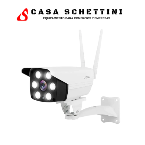 Gadnic Cm200w Cámara De Seguridad Ip Wifi para Exteriores Alarma Sensor movimiento