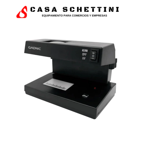 Gadnic C15 20 Detector de billetes falsos con lupa Uv Mg Pesos Dólar Euros