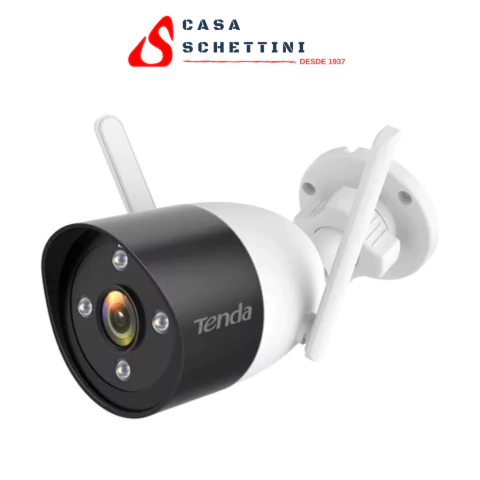 Tenda CT6 Cámara De Seguridad Ip Wifi 2K para Exteriores Alarma Sensor movimiento Alarma de luz y sonido